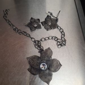 Necklace and earring